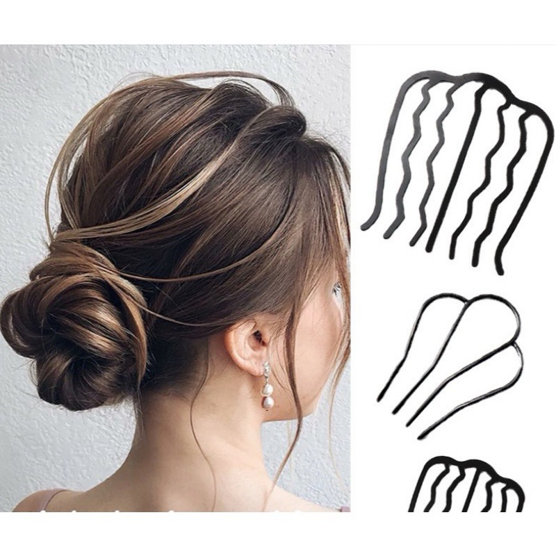 SIRKAM TUSUK KONDE KEP LIDI SANGGUL BESI DONAT ALAT PEMBENTUK SANGGUL