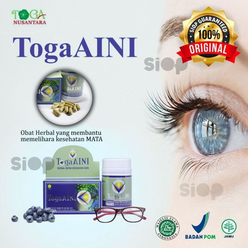 TOGA AINI ISI 50 KAPSUL # OBAT HERBAL MATA TOGA AINI ISI 50 KAPSUL