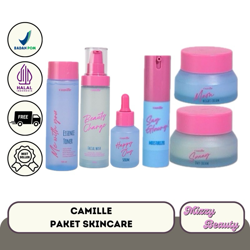 CAMILLE BEAUTY SKINCARE PAKET LENGKAP / CAMILLE FACE WASH