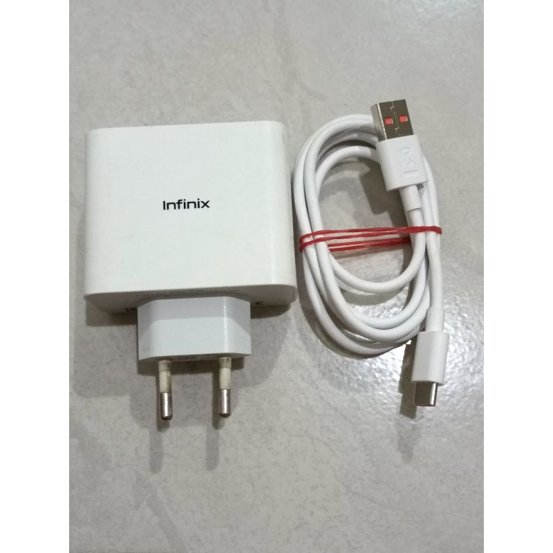 Charger Infinix 120watt original bawaan Hp