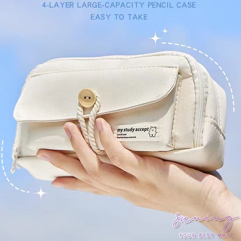 

Pencilcase/Pouch/Kotak Pensil Tempat pensil berkapasitas besar 2024 New Design-Suning Mall