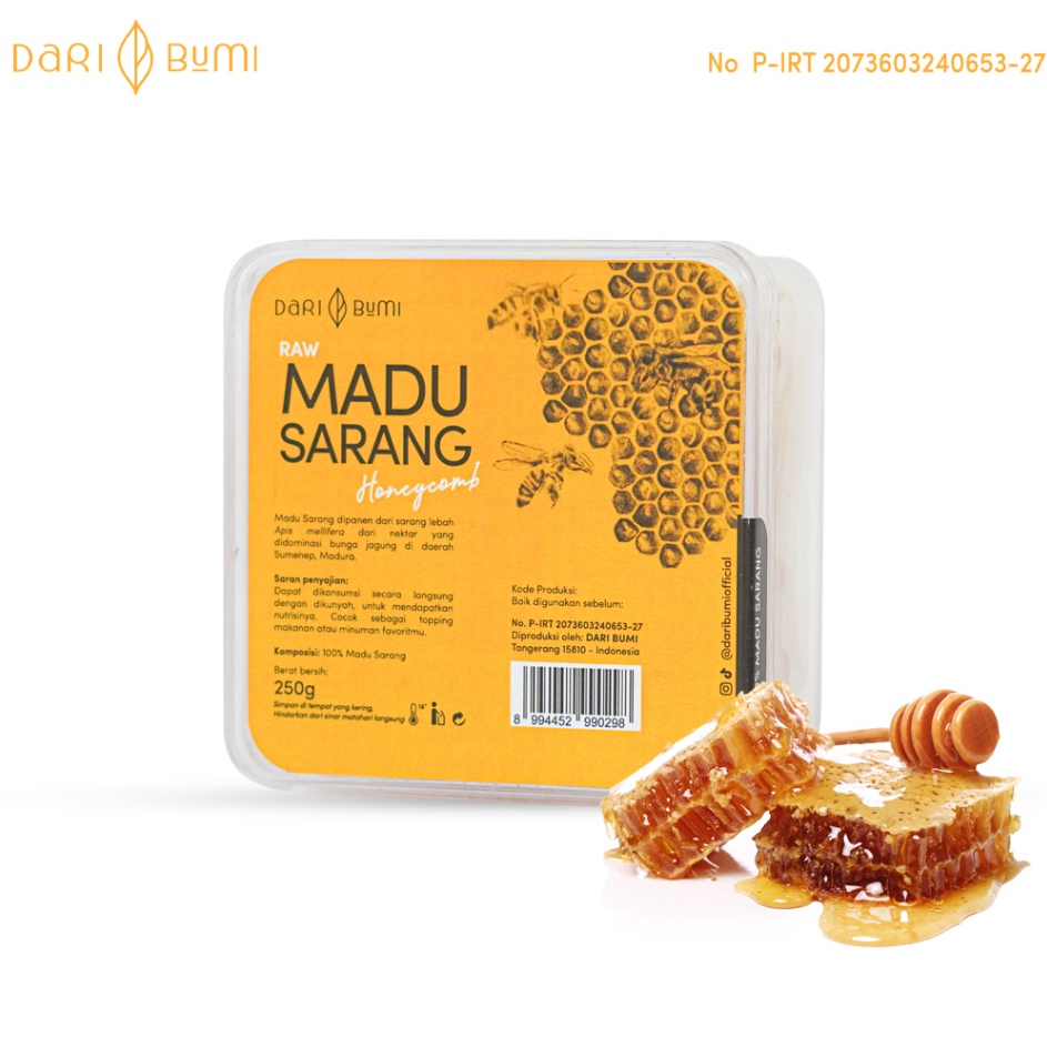 

Seller Dari Bumi Madu Sarang Akasia Asli 25 Gr Raw Honey Comb