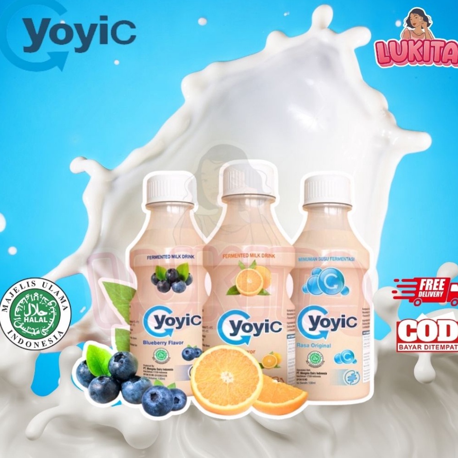 

Harga Termurah 12 BOTOL YOYIC MINUMAN SUSU FERMENTASI PROMO 1 LUSIN Yogurt Original Jeruk Blueberry 13ml enak