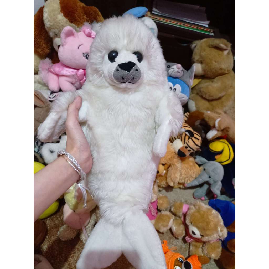 Boneka Plushie Harp Seal Anjing Laut Doll