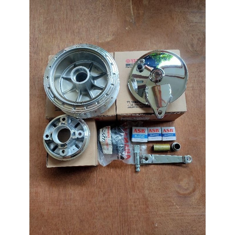 TROMOL BELAKANG RX KING BUBUT CNC SET PNP CB GL MP TROMOL RX KING ORIGINAL BARU