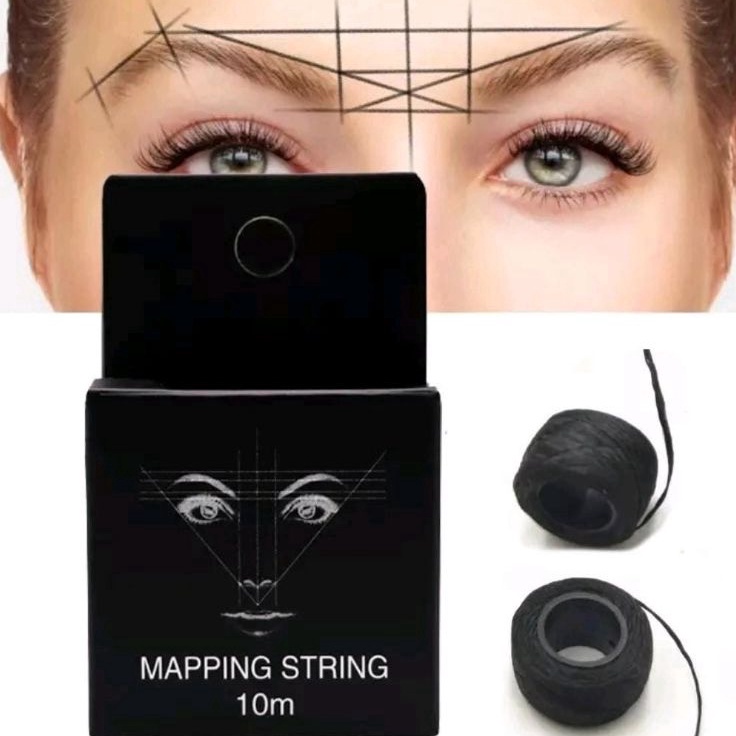 Grosir 1M MAPPING STRING EYEBROW  BENANG PEMBENTUK POLA SULAM ALIS 1M PENGGARIS BENANG SULAM ALIS PO