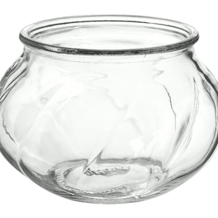 Produk Keren VILJESTARK IKEA Pot Bunga Kaca Bening Bulat  Vas Bunga 8 cm Promo