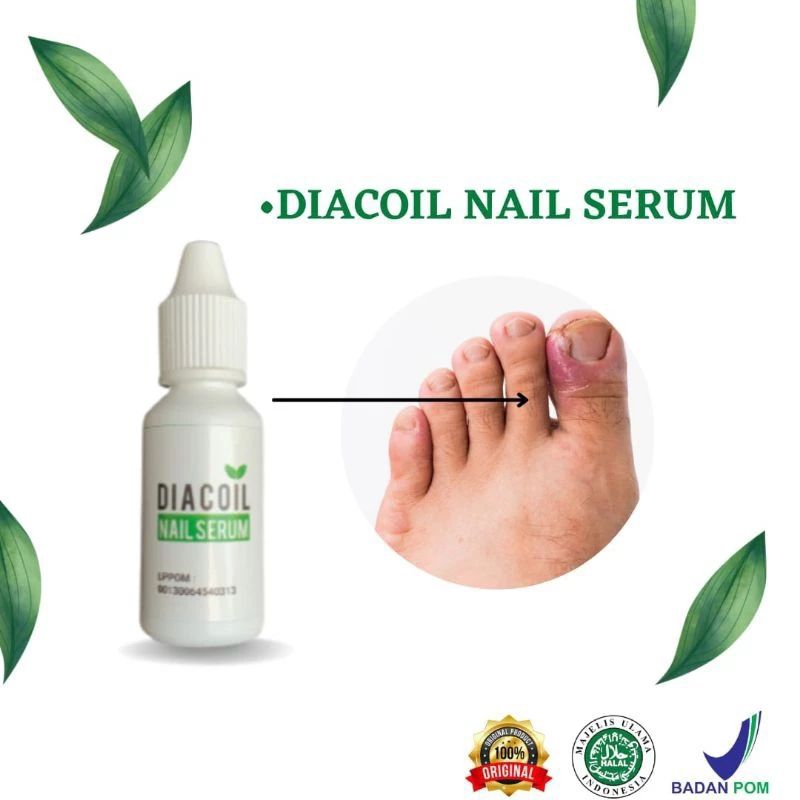DIACOIL NAIL SERUM BPOM ORIGINAL PERAWATAN PENUMBUH KUKU RUSAK PATAH CANTENGAN BERNANAH NAIL ART CUT