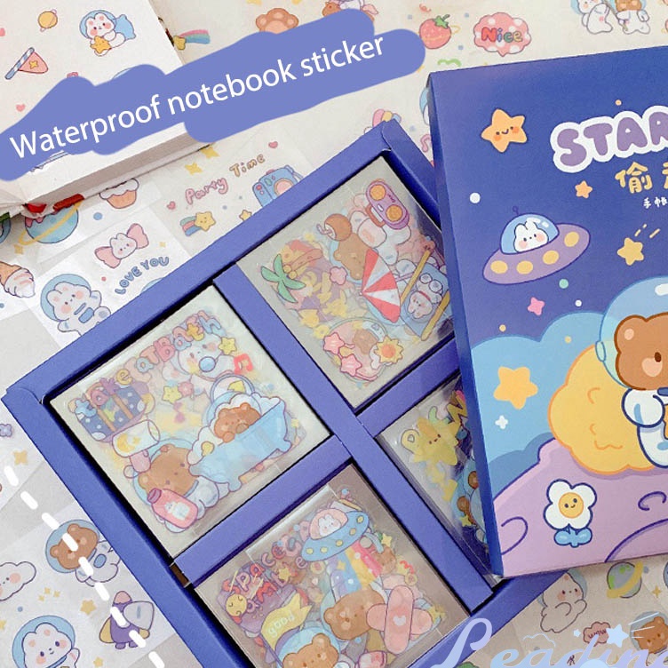 

Ready 25PcsSet Stiker Kartun Lucu Tahan Air Stiker Dekorasi Buku Kecil DIY Buku Pola Alat Tulis Untuk Dekorasi DIYLe