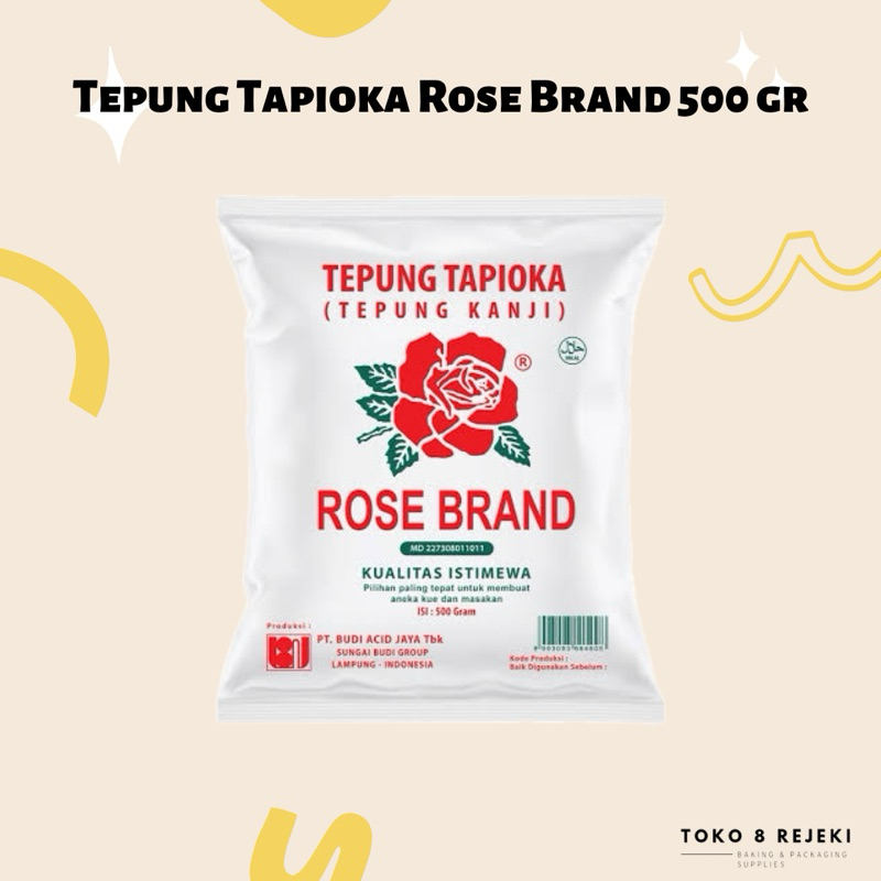 

TEPUNG TAPIOKA / KANJI ROSEBRAND 500 gr