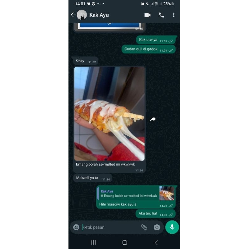 

hotang mozarella ( full moza)