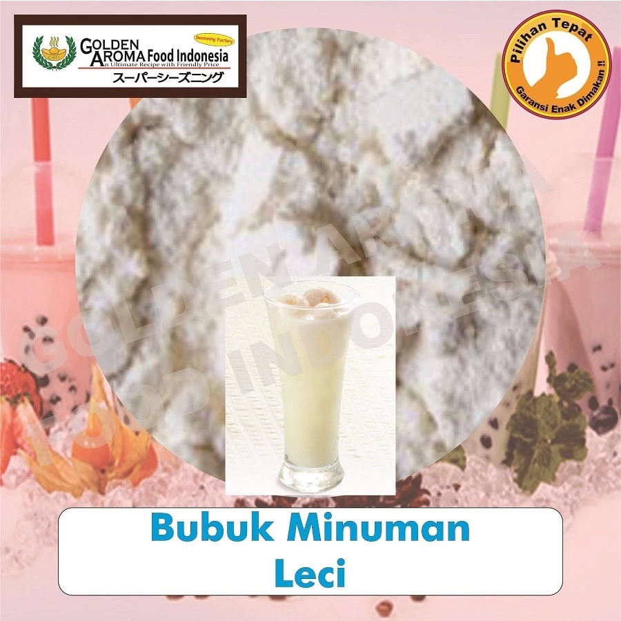 

Bubuk Minuman Leci 500gr Lychee Drink Powder 1/2kg Premium Boba Kekinian Powder Murah Serbuk Boba