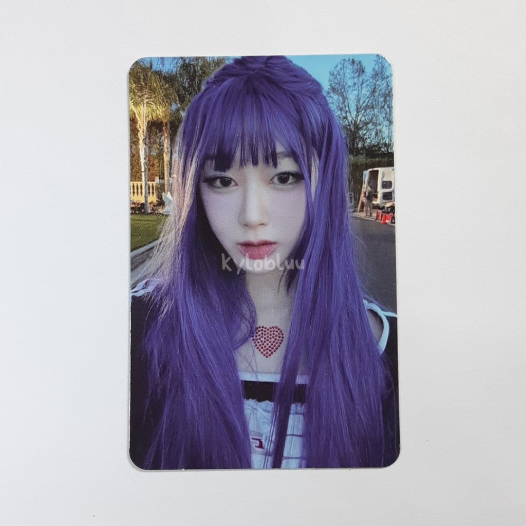 [READY] PHOTOCARD PC OFFICIAL AESPA GISELLE ALBUM MY WORLD MW SPICY ZINE SPICY WIG UNGU ANIME