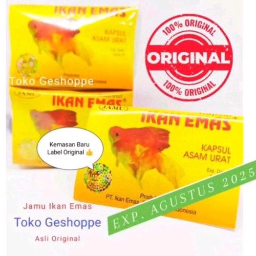 

PROMO ALE Jamu Asam urat pegal linu cap Ikan emas