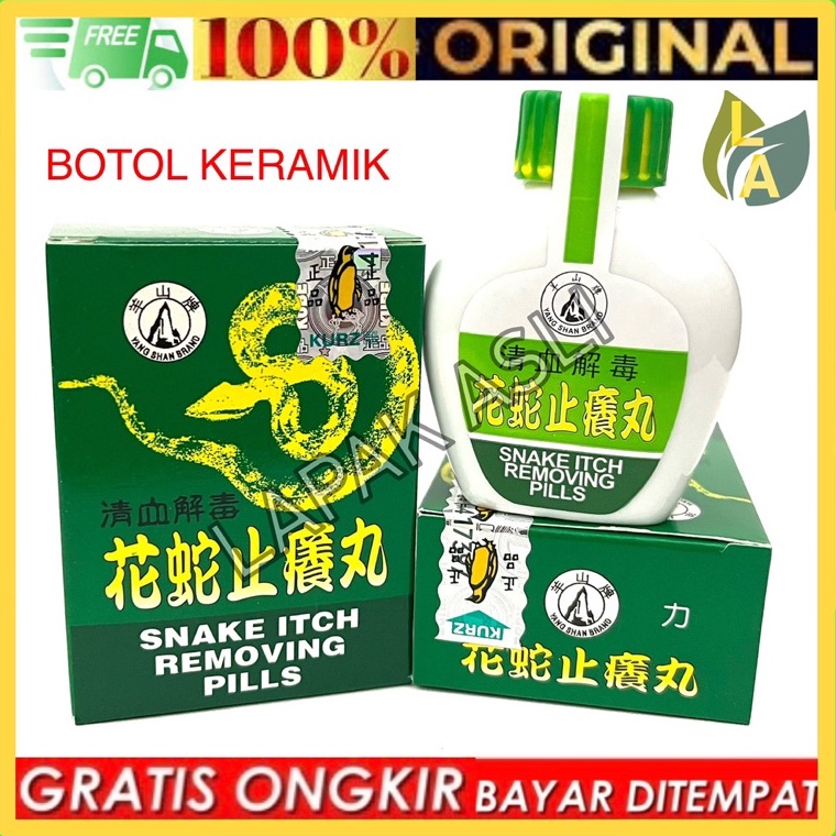 

DISKON Snake Itch Removing Pills Obat Kulit Gatal Alergi
