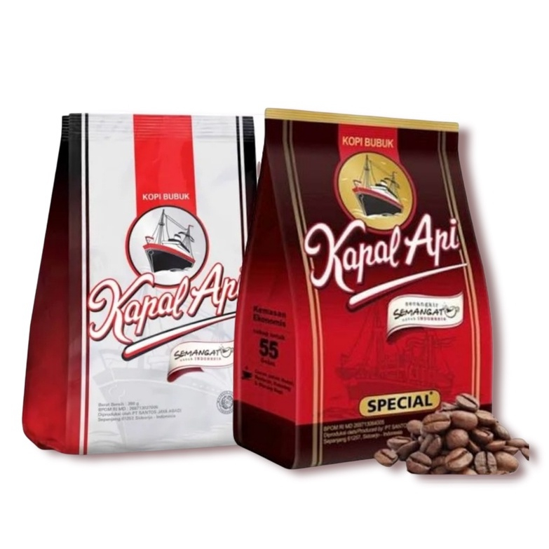 

KAPAL API Kopi Bubuk Special 380 gr & Silver 350 gr