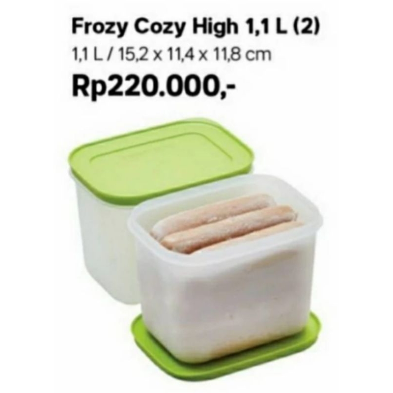Frozy cozy high 1,1L tupperware