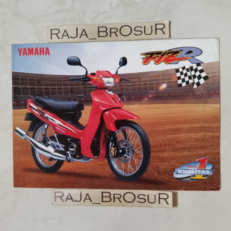 Poster brosur katalog leaflet jadul lawas Yamaha F1ZR Force 1ZR 1996-1997
