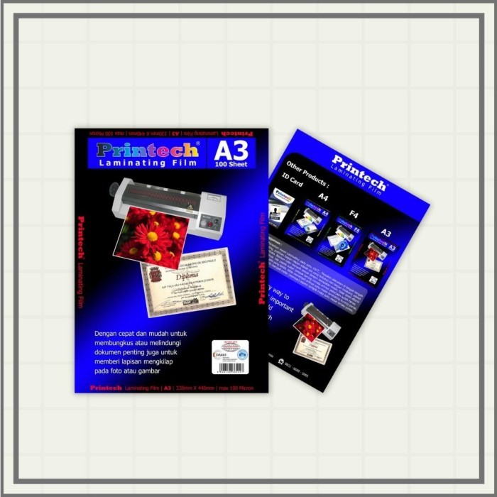 

PLASTIK LAMINATING A4/F4/A3 PRINTECH