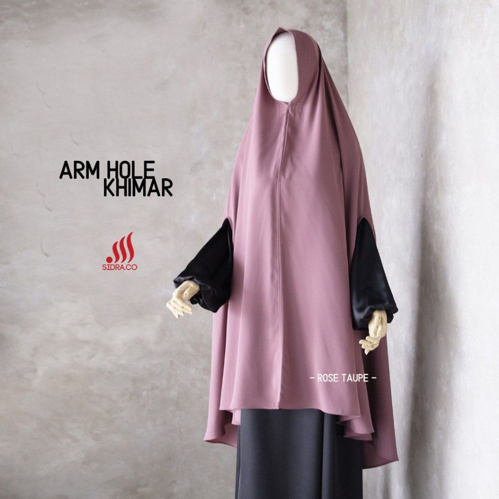 (PRELOVED) ARM HOLE KHIMAR SIDRA | HIJAB JILBAB SYARI BOLONG TANGAN