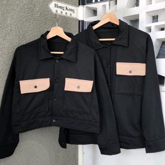 Promo Terbaru  isi 2 pcs  terbaru jacket ASHTON couple Jaket couple pasangan terbaru  sweater couple