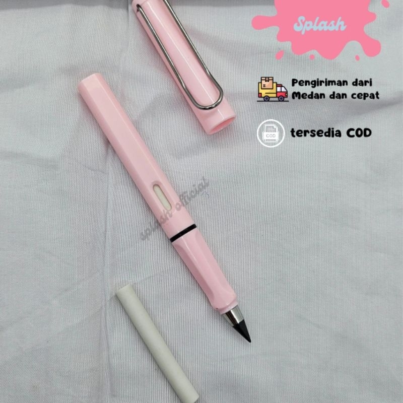 

Pensil Abadi + Penghapus Soft Pink Pensil Eternal Gak Bisa Habis Pencil Viral Kekinian Pensil Sekolah Ada Penghapusnya Pensil Spalash