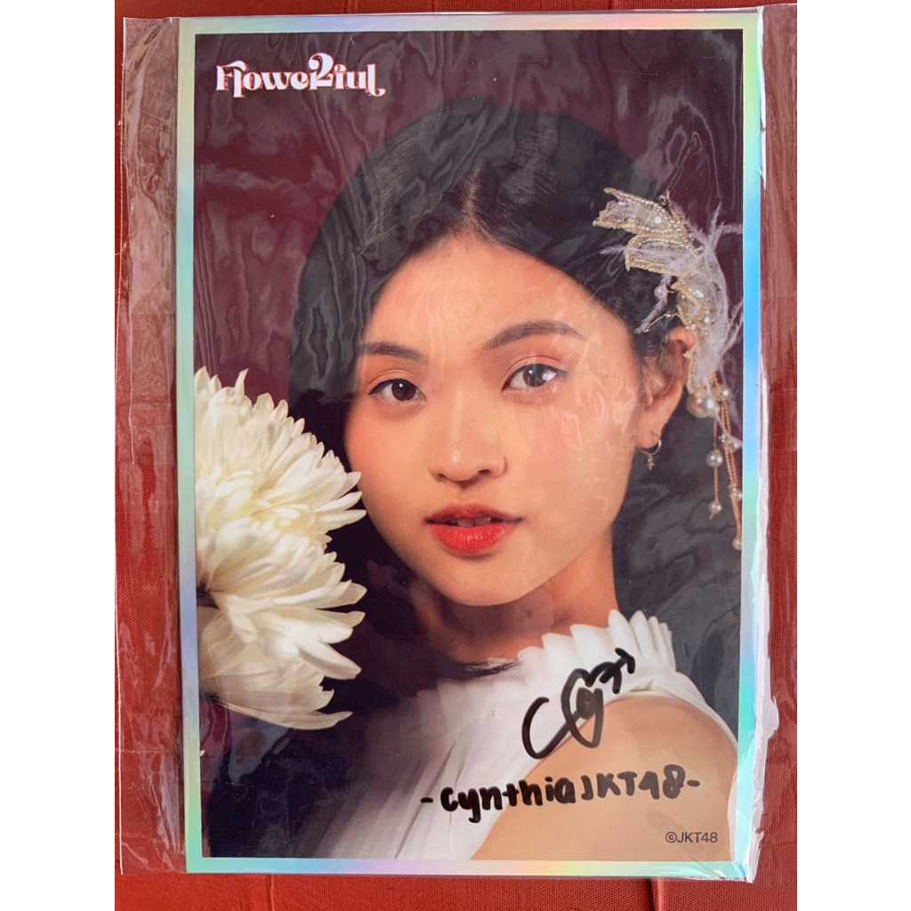 OFFICIAL PhotoPRINT SIGN JKT48 CHYNTIA YAPUTERA