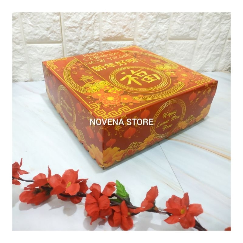 

BOX IMLEK SIZE 22x22x8cm/DUS KADO KOTAK HAMPERS CNY