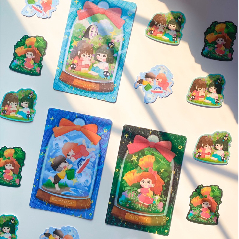 [Glitter Art Print Studio Ghibli] Spirited Away Ponyo Arrietty