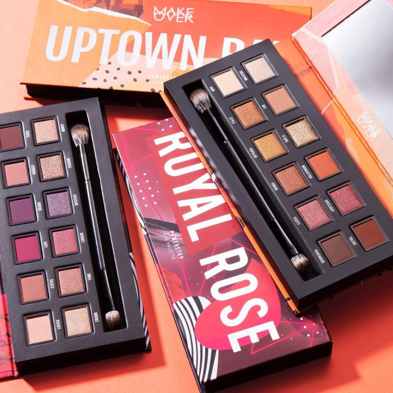 [BISA COD] Make Over Powerstay Eye Palette - Eyeshadow Makeover - Make Over Eyeshadow - Eyeshadow Pa