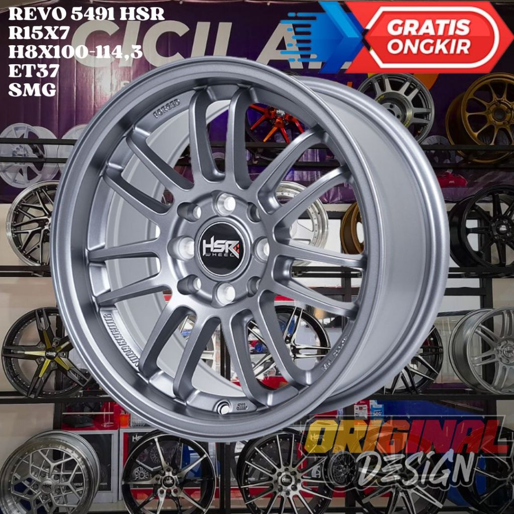 Velg Mobil Ring 15 Re30 HSR REVO R15 UNTUK AVANZA CALYA GALANT MOBILIO