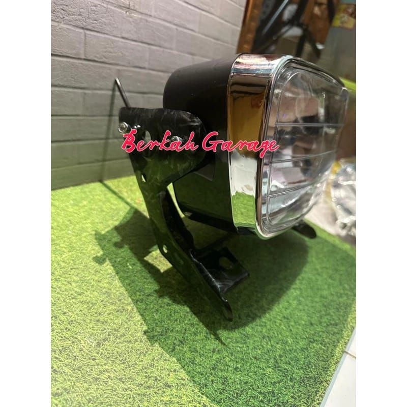 Reflektor Batok lampu depan RX-KING Fulset Breket Carbon motif Forget