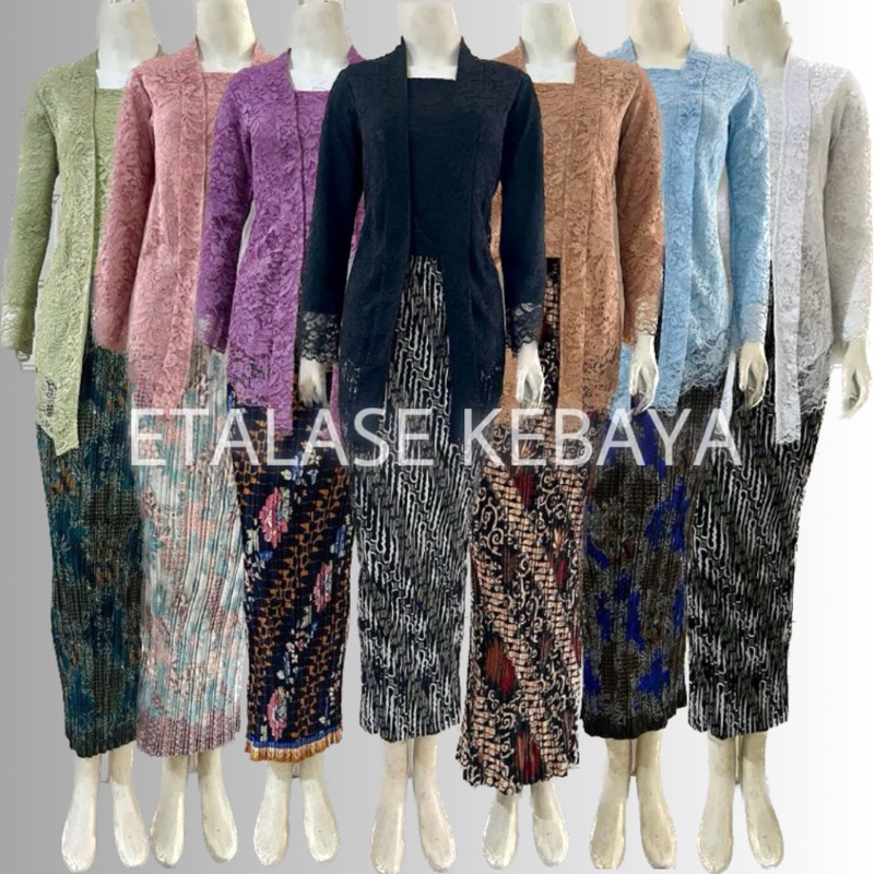 Etalase Kebaya • KUTU BARU - 18 WARNA (Jumbo 3L) - KUTU BARU BRUKAT - KUTU BARU BROKAT - ATASAN KEBA
