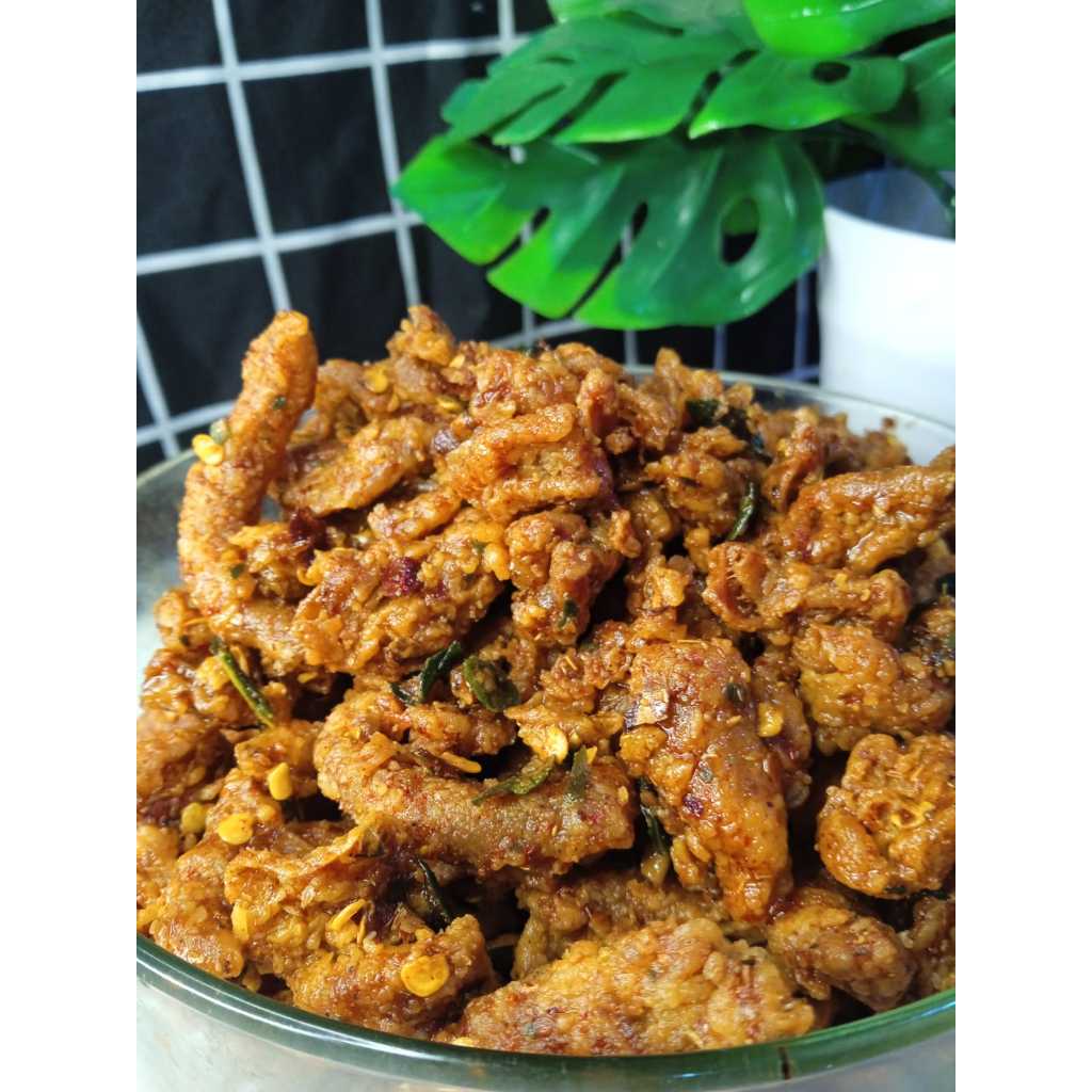 

usus krispi pedas daun jeruk kemasan 1kg