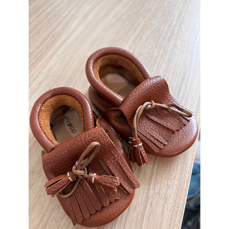 pyopp moccasins preloved like new second baby prewalker shoes second sepatu bayi