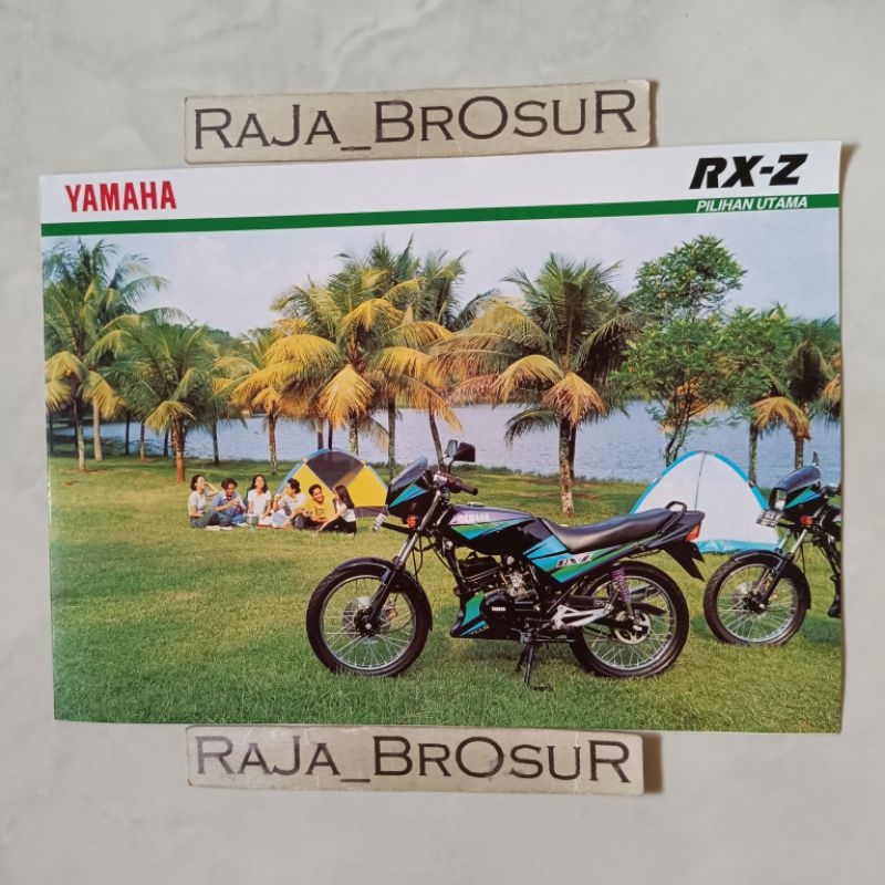 Poster brosur katalog leaflet jadul lawas Yamaha RXZ/RX Z 135 6speed 2tak 1995