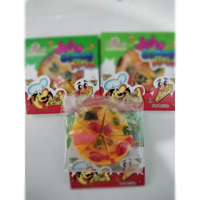 

Permen Jello Gummy Pizza 20gr / Permen Jelly Hotdog