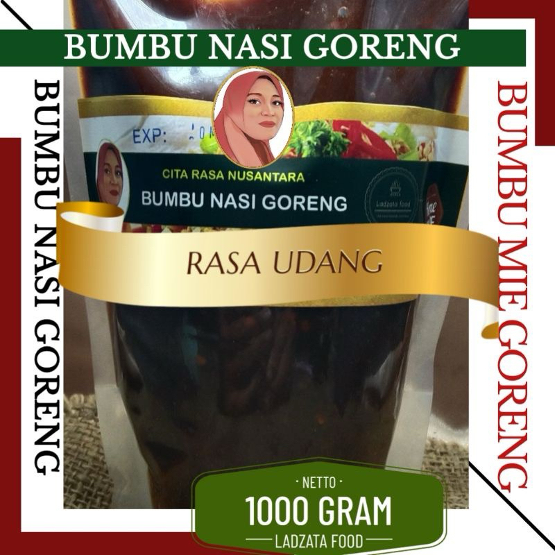 

Bumbu Masakan Nasi Goreng 1000gram | rasa udang | smoked beef | Bu jono | bumbu masak nasi goreng | food | Khas nusantara | makanan goreng | pemenang rasa