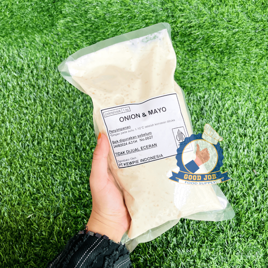 

KEWPIE Cooking Sauce ONION MAYO 1 Kg - Tartar Sauce Base Mayonnaise - Bahan Dasar Saus Tartar