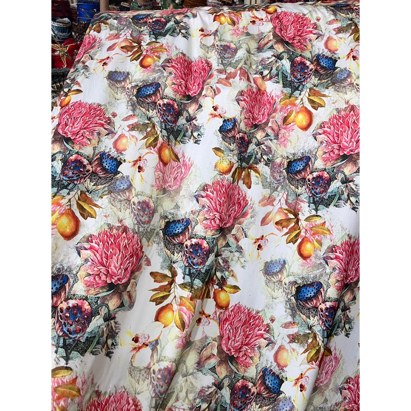 armany silk stretch / kain satin armany silk stretch premium quality