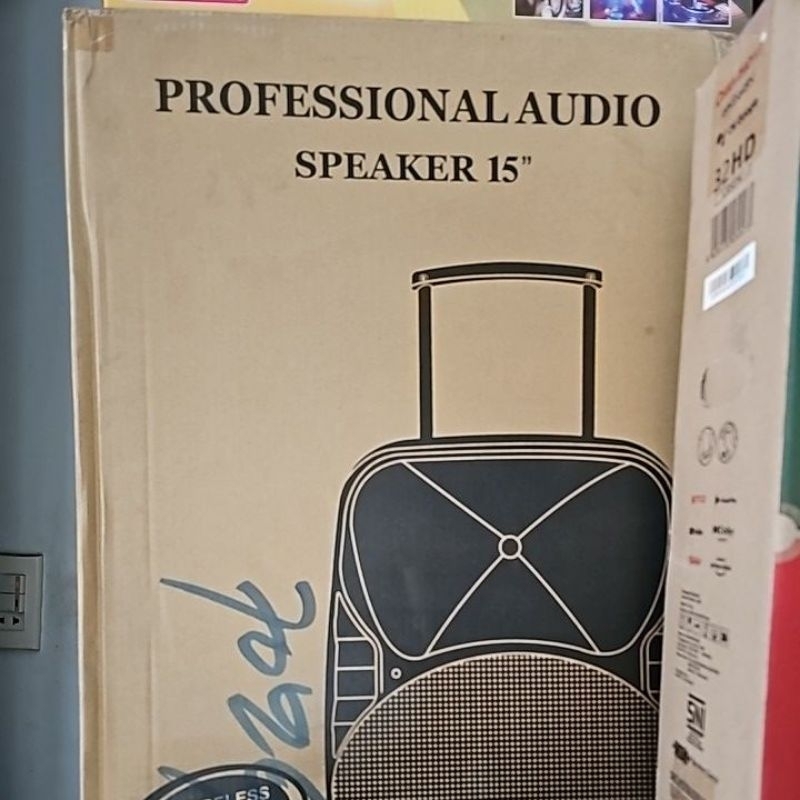 Speaker Portable Baretone 15AL
