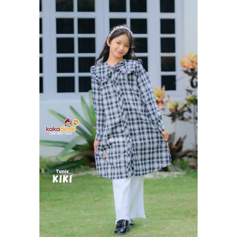 TUNIK FLANEL KIKI by Kakadede Tunik Flanel Anak Perempuan