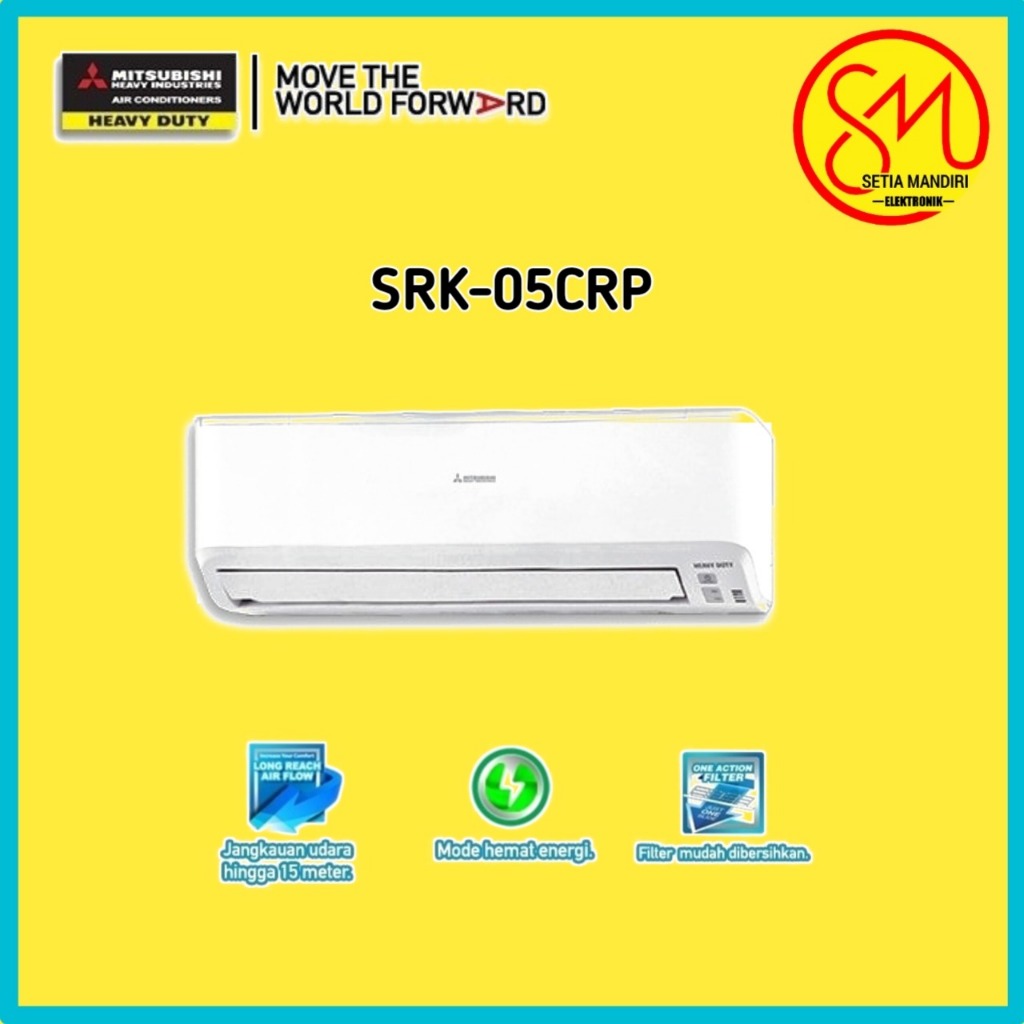 Ac Mitsubishi SRK 05 CRP 0.5 PK 1/2 PK R410 THAILAND