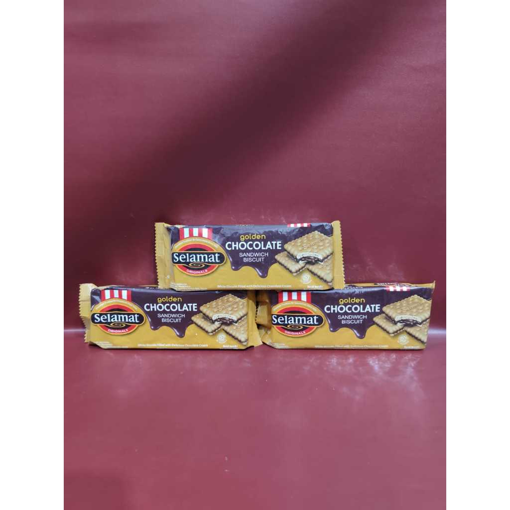 

Selamat Golden Chocolate Sandwich Biscuits 102gr