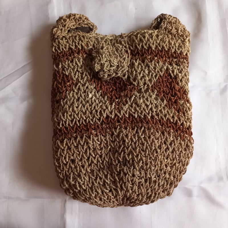 Tas Selempang Besar Anyaman Noken Papua