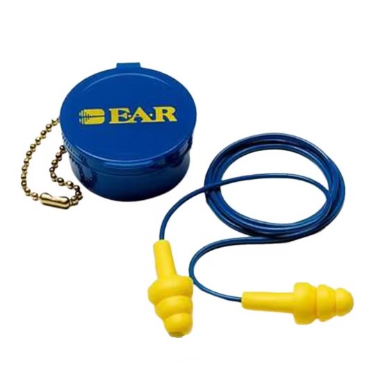 3M Ultrafit Corded Earplugs 340 4002 Original