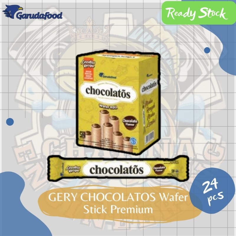 

GERY CHOCOLATOS - Wafer Stick Premium | 1 Box Isi 24