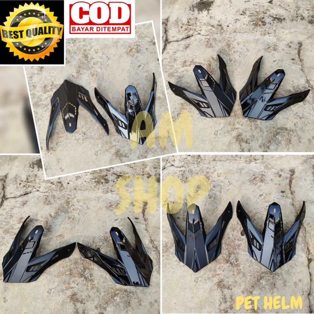 PET HELM UNIVERSAL TOPI HELM TRAIL SUPERMOTO MOTOCROSS