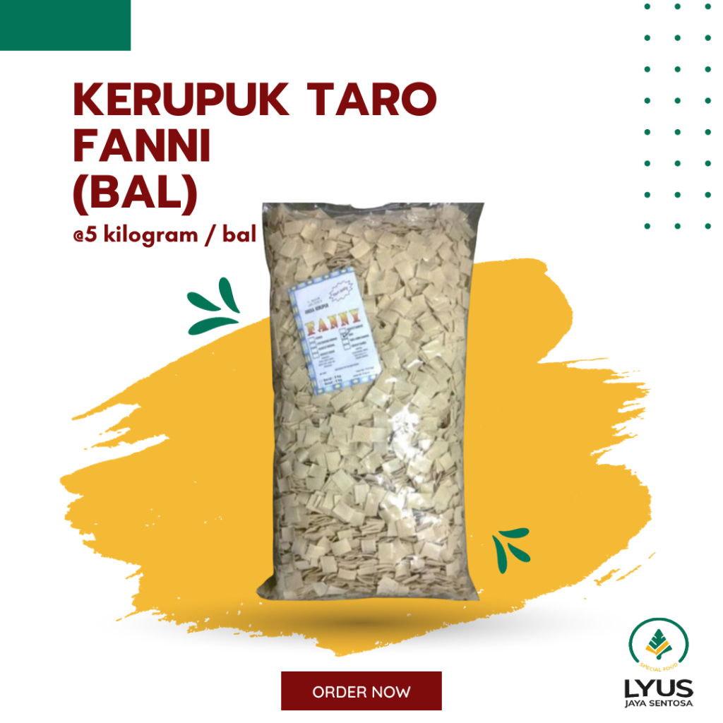 

kerupuk Taro Fanny