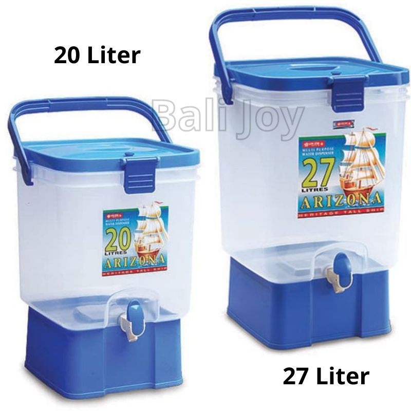 DRINK JAR 20 dan 27 Liter LION STAR / TEMPAT AIR MINUM KRAN / DISPENSER / TEMPAT AIR MINUM
